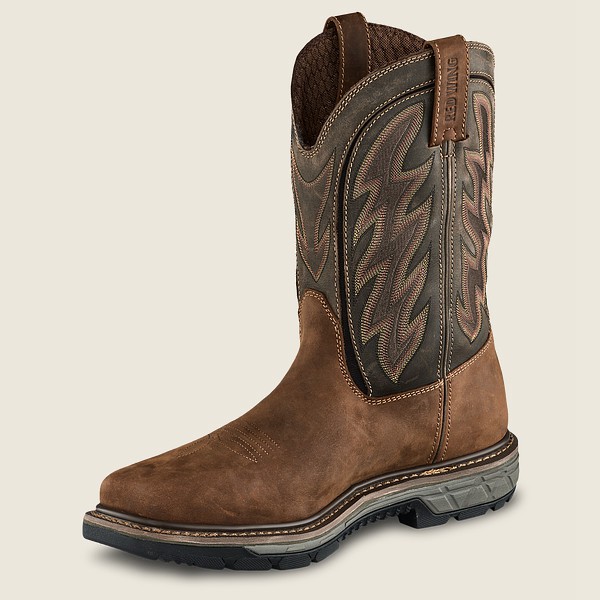 Bottes de Sécurité Red Wing - Rio Flex - 11-Inch Waterproof Toe Pull-On - Marron - Homme 506UPONWX